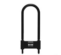 Cadenas à combinaison robuste réglable avec code à 4 chiffres, résistant à la rouille et à l'eau pour une utilisation en extérieur, pour sécuriser les vélos, scooters et motos (cadenas en forme de U