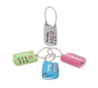 Cadenas à combinaison - TSA - 30 mm - anse flexible - coloris assortis