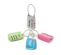 Cadenas à combinaison TSA - 30mm - métal et acier - coloris assortis