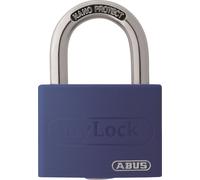 Cadenas à cylindre ABUS T65AL/40 bleu, étiquette de verrouillage, largeur du corps 43 mm (3000280253)