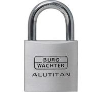 Cadenas à cylindre Largeur du corps de serrure 20 mm Alu à fermeture différente