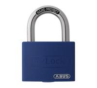 Cadenas à cylindre T65AL / 40 bleu Lock-Tag Largeur du corps de la serrure 43 mm en aluminium avec différentes clés