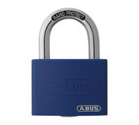 Cadenas à cylindre T65AL / 40 bleu Lock-Tag Largeur du corps de la serrure 43 mm en aluminium avec différentes clés