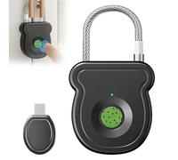 Cadenas à empreinte digitale: GOEDCH Cadenas intelligent durable, cadenas biométrique sans a denas à empreinte digitale haute sécurité pour sac à dos, boîte de rangement et bagages