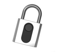 Cadenas à empreintes digitales avec application pour UNLOCK, serrure intelligente étanche IP65 pour salle de sport, dortoir, armoire, corps en alliage de zinc, stocke 60 empreintes digitales, argenté