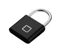 Cadenas à empreintes digitales, serrure de sécurité sans ispositif de contrôle d'accès robuste rechargeable par USB, système de protection biométrique intelligent pour casier de salle de sport,