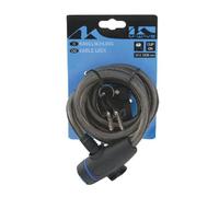 Cadenas À Spirale 10X1800Mm Noir 233840 M-Wave Antivol