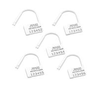 Cadenas à usage unique pour ceinture de chasteté - Paquet de 5