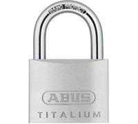 Cadenas - ABUS - 64TI/50 Titalium - Corps aluminium - Clé paracentrique - Risque de vol moyen