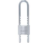 ABUS Titalium 64TI/50HB60-150 avec anse haute extensible - Cadenas de cave avec corps de serrure en aluminium spécial - anse en acier trempé - de sécurité ABUS 6