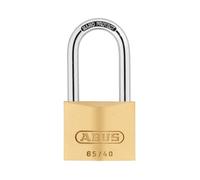 ABUS Cadenas laiton 65/40HB40 à anse haute - corps de serrure en laiton - anse en acier trempé - niveau de sécurité ABUS 5