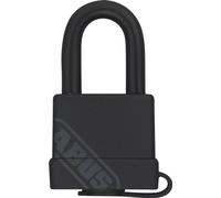 Cadenas ABUS laiton 70/35 - Résistant aux intempéries - corps de serrure en laiton - enrobage plastique résistant aux chocs - niveau de sécurité ABUS 4 - noir