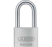 Cadenas ABUS TITALIUM 64TI/45 45 mm Aluminium Nano Protect 5 goupilles Acier cémenté Gris aluminium