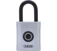 ABUS Cadenas Touch 57/50 Empreinte digitale Sans clé Résistant aux intempéries IP66/IP68 Argent 50mm