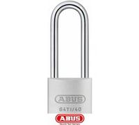 ABUS Cadenas Titalium 64TI/40HB40 – anse haute, corps aluminium, anse acier trempé, sécurité 5
