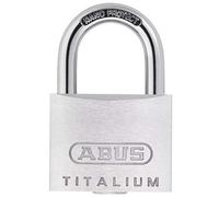 ABUS Cadenas 64 Titalium 64TI/50 KA, 50 × 77 × 17 mm, entrouvrant