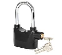 Cadenas avec alarme - Cadenas robuste résistant aux intempéries à anse longue - 110 dB - par TRIXES