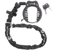 M-Wave Cadenas Ringchain XL avec chaîne – Unisexe, Noir, Taille Unique
