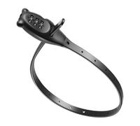 Cadenas avec collier de serrage - Collier de câble à combinaison - Accessoires de sécurité antivol réglables pour armoire, ski, trottinette, portail, skateboard