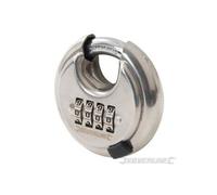 Cadenas avec combinaison à 4 chiffres en acier inoxydable Silverline