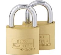 Cadenas avec serrure urg Wächter 2er Set Quadro 222 40 SB laiton 2 pc(s)