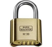 Cadenas avec serrure à combinaison Burg Wächter No. 99 Ni 50 SB laiton Neutre G