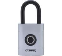 ABUS Cadenas Touch 57/50 Empreinte digitale Sans clé Résistant aux intempéries IP66/IP68 Argent 50mm