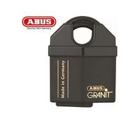 ABUS Cadenas Granit 37/60 – acier trempé, cylindre ABUS-Plus, sécurité 10, noir