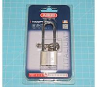 cadenas à clé ABUS TITALIUM 64 avec anse haute 64TI/30HB60 neuf