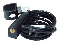 Cadenas Cable Antivol Pour Vélo, Acier Tressé Ø8mm, 150cm, Serrure De Sécurité, Chaine Antivol Pour Casque De Moto, Accessoires, Scooter, Vélo Électrique, Trottinette, Blocage De Roues