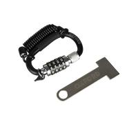 Oxford Rider Equipment – Câble antivol Lidlock – Argenté Noir