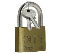 Cadenas CITY 60 2 clés hauteur 8 mm sur numéro 160600 ISEO 02062302ECHT