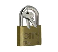 Cadenas CITY 60 2 clés hauteur 8 mm sur numéro 160600 ISEO 02062302ECHT