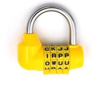 Cadenas, combinaison de casier à casier verrouillage école pad codé 4 numérotation numérique combinaison code de voyage Journal du mot de passe de mot de passe de padgage (couleur: gn) (couleur: