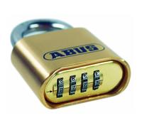 ABUS Cadenas à combinaison 180IB/50HB63 – anse haute, résistant aux intempéries, code réglable laiton