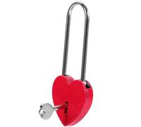 Cadenas Cœur en Alliage de Zinc, Modèle Long, pour Bagages et Coffret | Style Mode, Forme Romantique, Facile à Transporter, Facile à Ranger, pour Journal, Boîte, Valise, Usage Quotidien