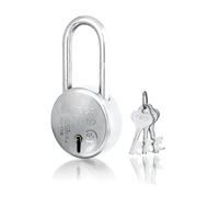 Cadenas de 65 mm avec clés à anse longue pour casier extérieur et intérieur, clôture, portail, boîte à outils, chaîne