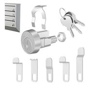 Cadenas de boîte aux lettres - Remplacement de serrure d'armoire en de zinc,Produits de maison pour balcon Passage Entrée Patio Arrière-cour Deck de piscine