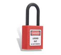Cadenas de consignation 38MM Cadenas en alliage de zinc solide Cadenas de sécurité avec 2 clés pour boîte à outils de clôture