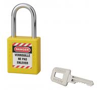 Cadenas de consignation anse acier 40 mm jaune FTH THIRARD 00091262