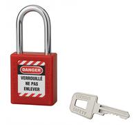 Cadenas de consignation anse acier 40 mm rouge FTH THIRARD 00091260