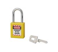 Cadenas de consignation anse acier 40mm jaune - FTH - 00091262