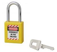 Cadenas de consignation anse acier 40 mm jaune FTH THIRARD 00091262