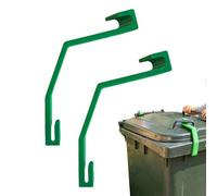 Cadenas De Poubelle,2 Pièces Bac À Déchets Verts - Verrou De Couvercle Conteneur Déchets,Pour Maison Appartement Garage Jardin Porche Patio Chemin Camping Restaurant Chantier