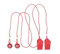 Cadenas de Sécurité Magnétique pour Tapis de Course, Lot de 2, Rouge | Abs Aimant, Format Compact à Fixer aux Vêtements, Usage Personnel ou Professionnel