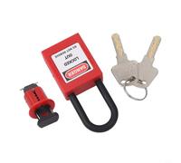 Cadenas de sécurité miniature avec nylon et acier inoxydable pour verrouillage électrique - Design compact avec humanisation