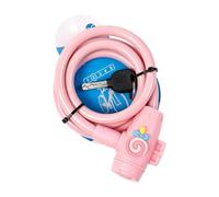 Cadenas de sécurité pour vélo de 1,1 m pour vélos de jeunesse avec combinaison à 5 chiffres et câble revêtu pour une utilisation courte, porte-vélo à code de sécurité, stationnement, école, promenade
