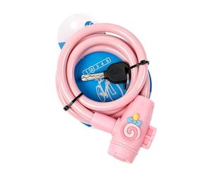 Cadenas de sécurité pour vélo de 1,1 m pour vélos de jeunesse avec combinaison à 5 chiffres et câble revêtu pour une utilisation courte, porte-vélo à code de sécurité, stationnement, école, promenade