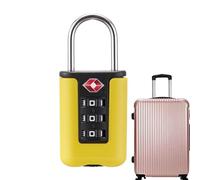 Cadenas de valise | Combinaison de voyage approuvée | Créez votre propre cadenas à combinaison avec des surfaces lisses et un design élégant | un verrou de câble en acier inoxydable