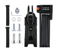 Cadenas de vélo avec mot de passe - Câble de sécurité pour vélo | Verrouillage de cycle protégé et support de montage | Protecteur sécurisé antivol résistant | Cadenas de sécurité pour